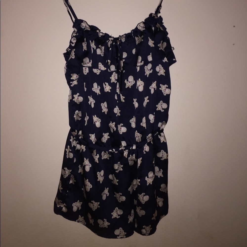 Forever 21 floral silk romper